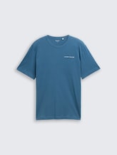 T-shirt à col rond - real teal blue - Vue de face du produit