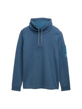 Sélectionné, T-shirt Snood à manches longues en coton par Tom Tailor, verdoyant