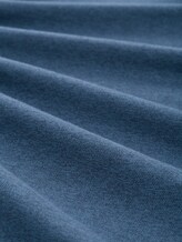 Snood Langarmshirt aus Baumwolle - teal grindle structure - Material-Ansicht