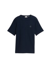 Nicht ausgewählt, T-Shirt mit Logo-Badge von , blau