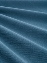 T-shirt avec badge logo - real teal blue - Vue de la matière