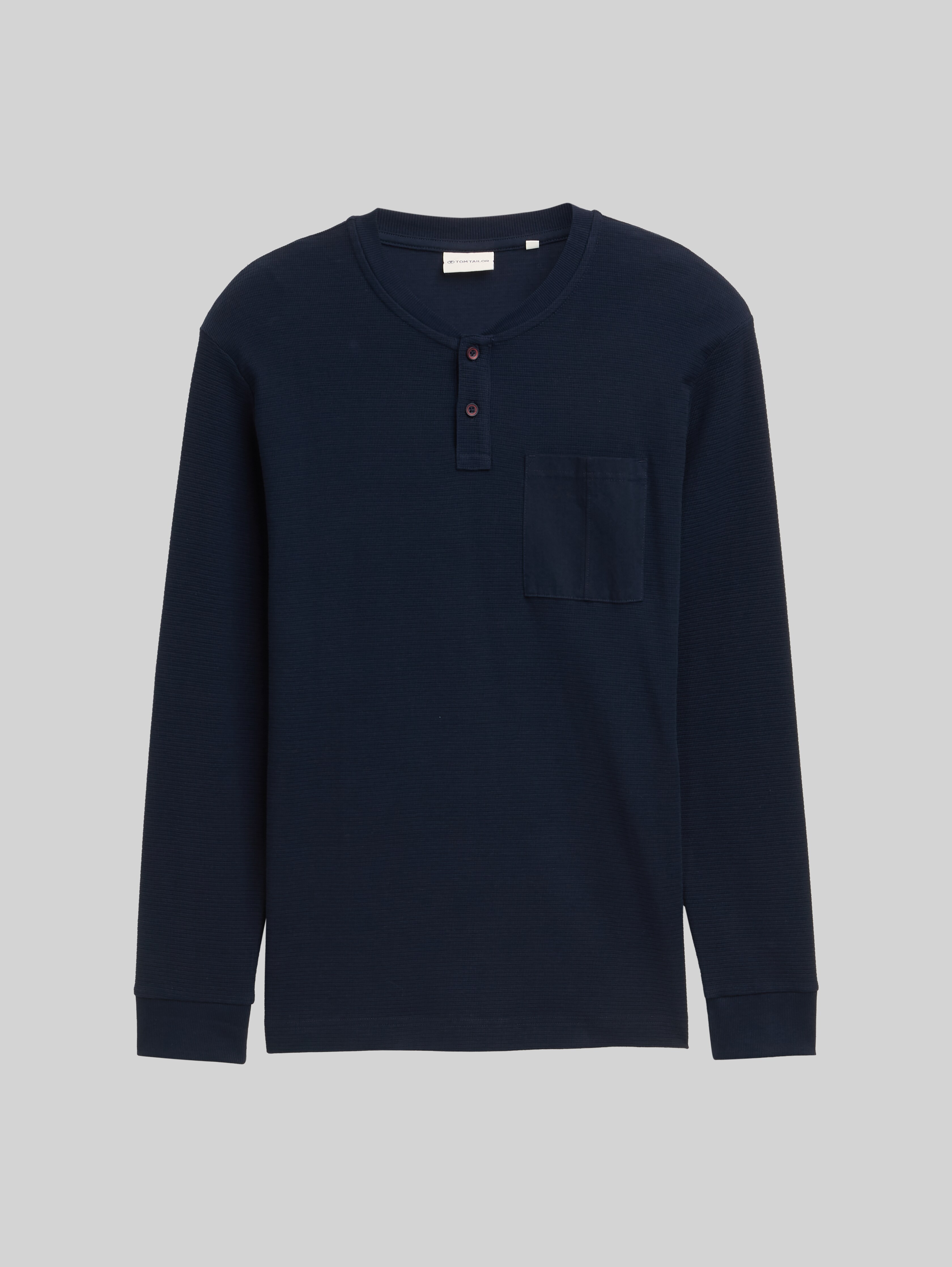 TOM TAILOR Herren Langarmshirt Mit Rollkragen – Basic Aus Nachhaltiger Baumwolle, Regular Fit