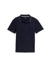 Nicht ausgewählt, Slim Fit Jersey Poloshirt mit Stretch von , blau