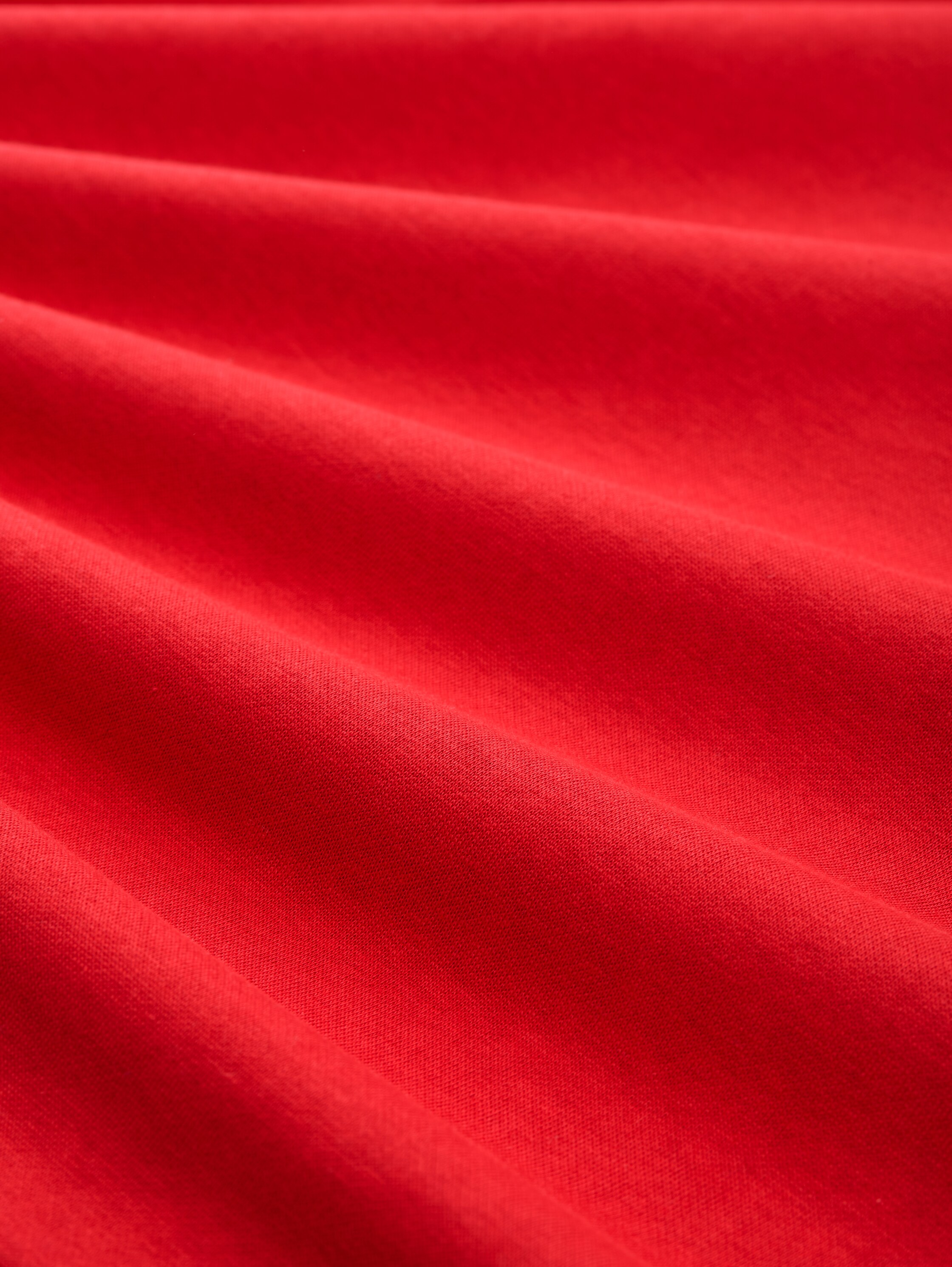 Hoodie Sweatshirt mit Logo-Print - Samba Red - Material-Ansicht