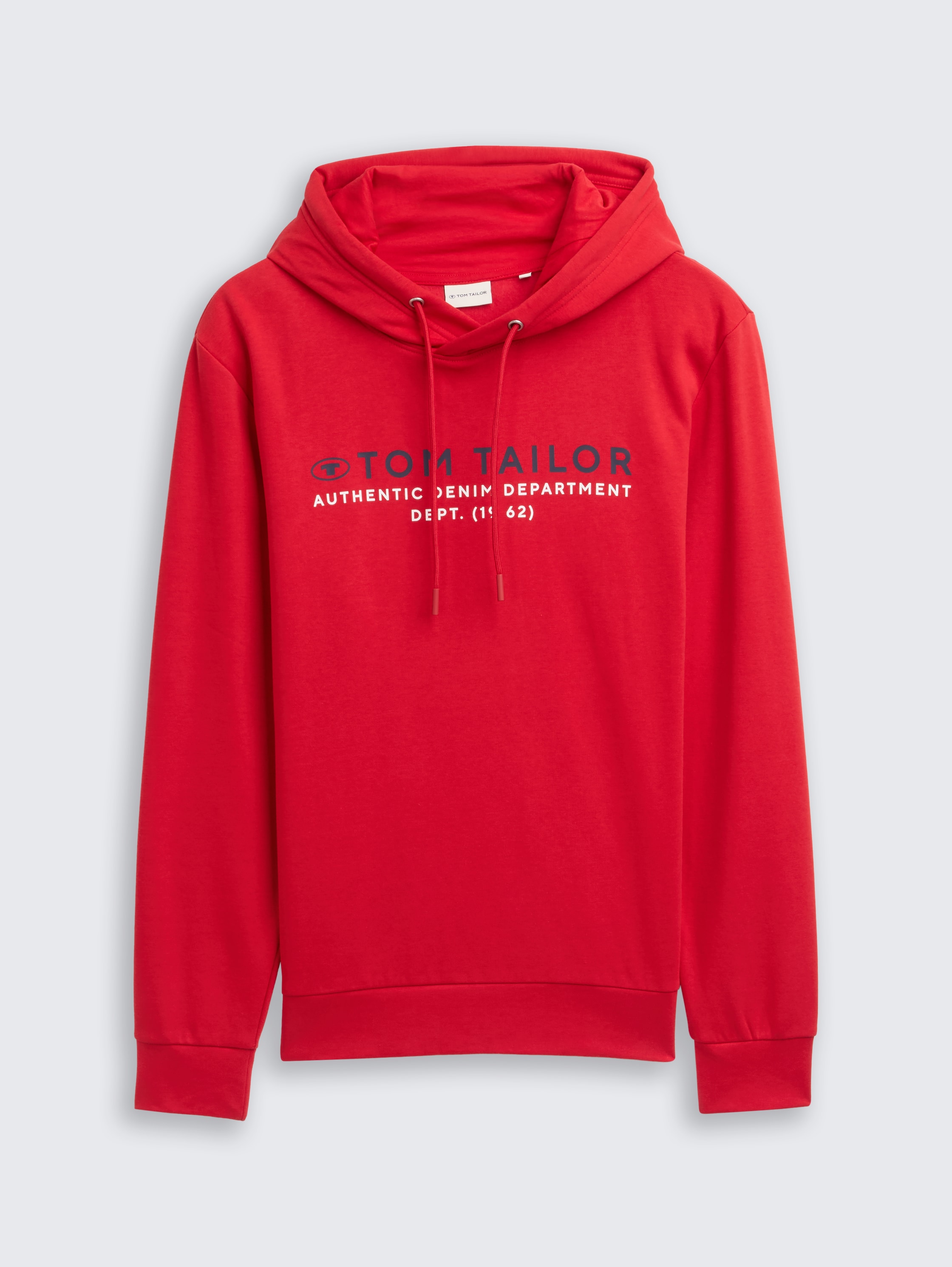 Hoodie Sweatshirt mit Logo-Print - Samba Red - Vorder-Produkt-Ansicht