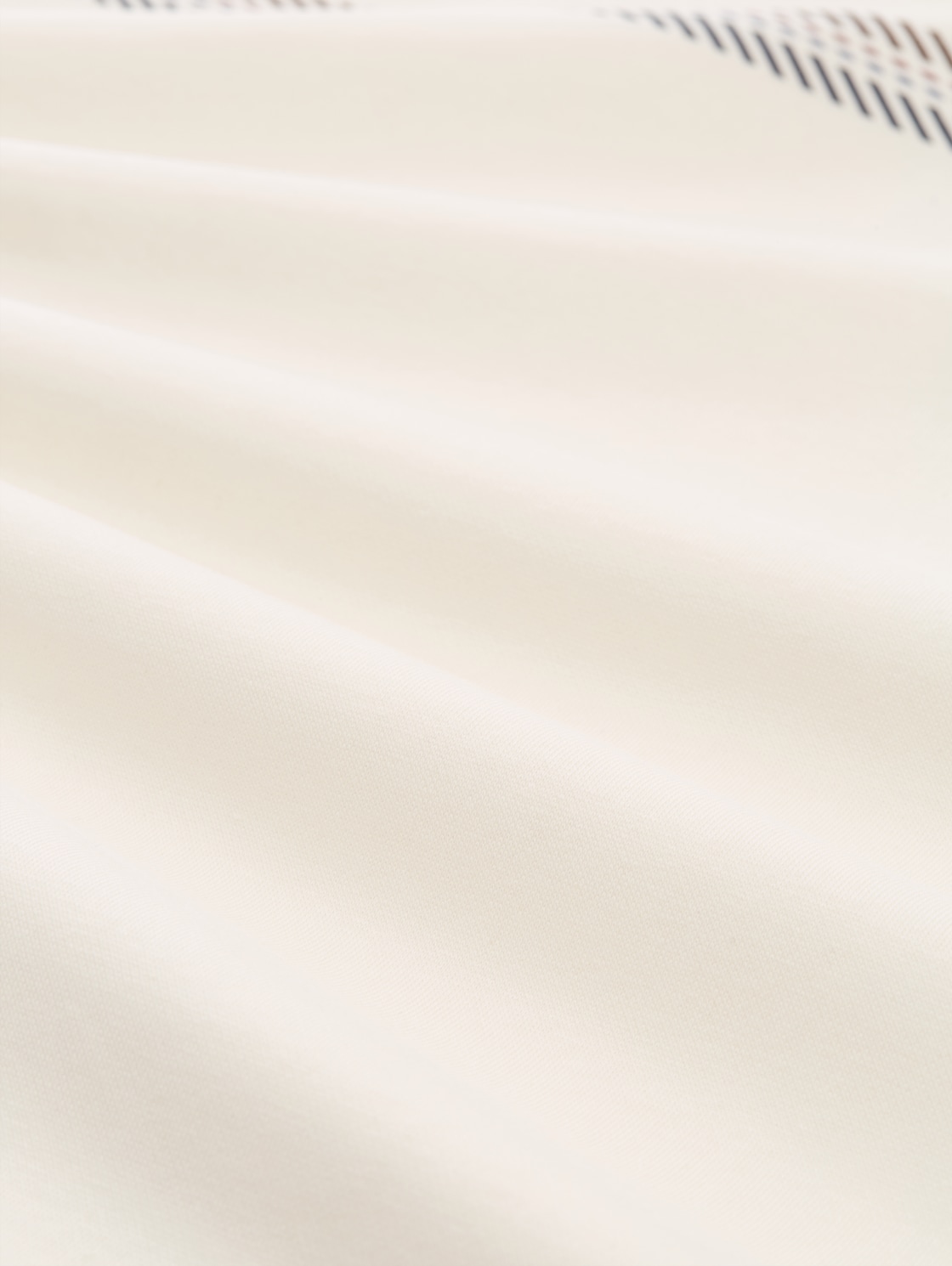 Hoodie Sweatshirt mit Logo-Print - Wool White - Material-Ansicht