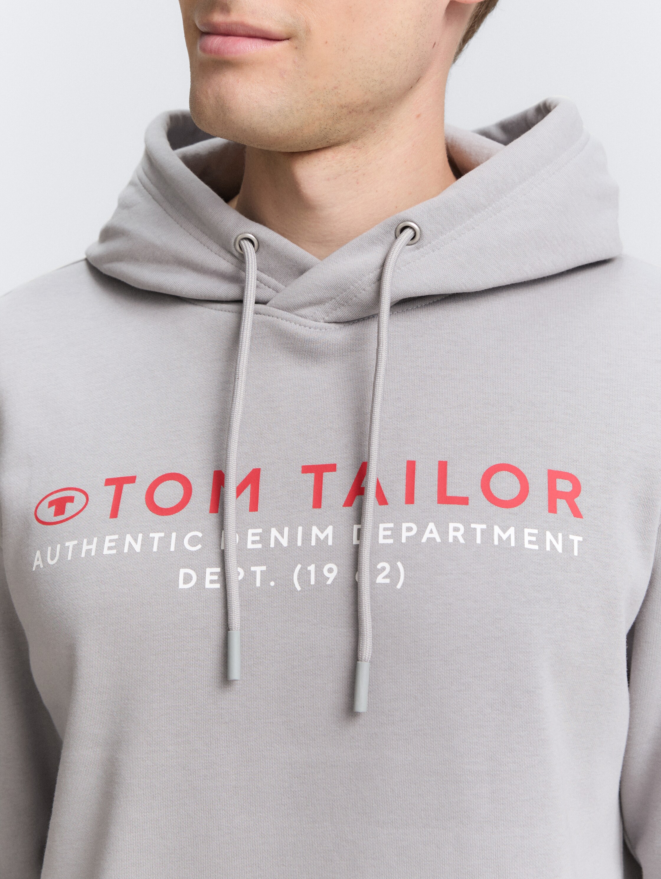 Hoodie Sweatshirt mit Logo-Print - formal_grey - 