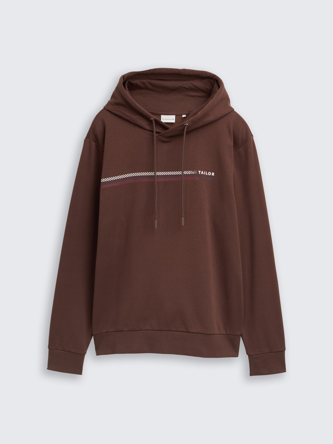 Hoodie Sweatshirt mit Logo-Print - bag brown - Vorder-Produkt-Ansicht