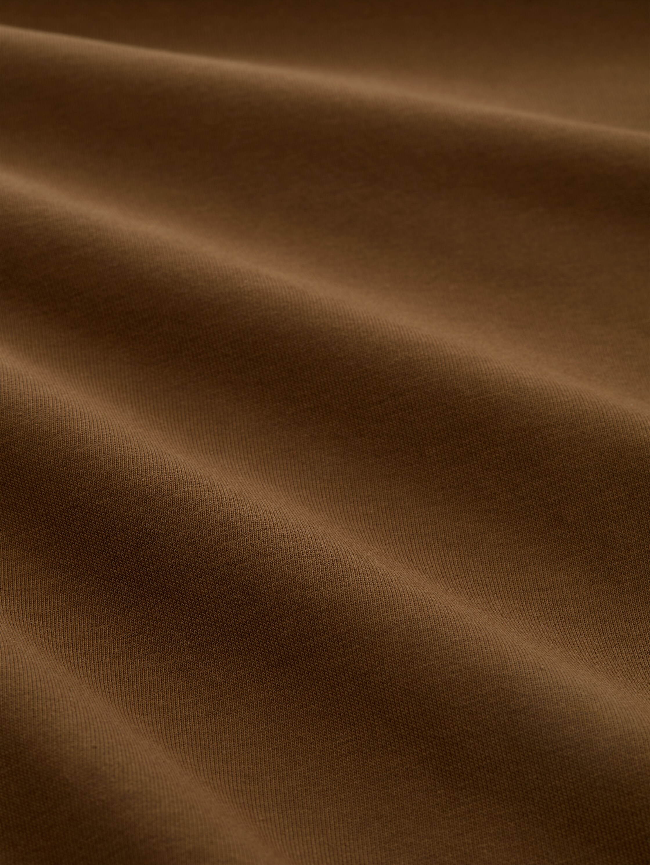 Basic Sweatshirt in Unifarben - dark_palm - 