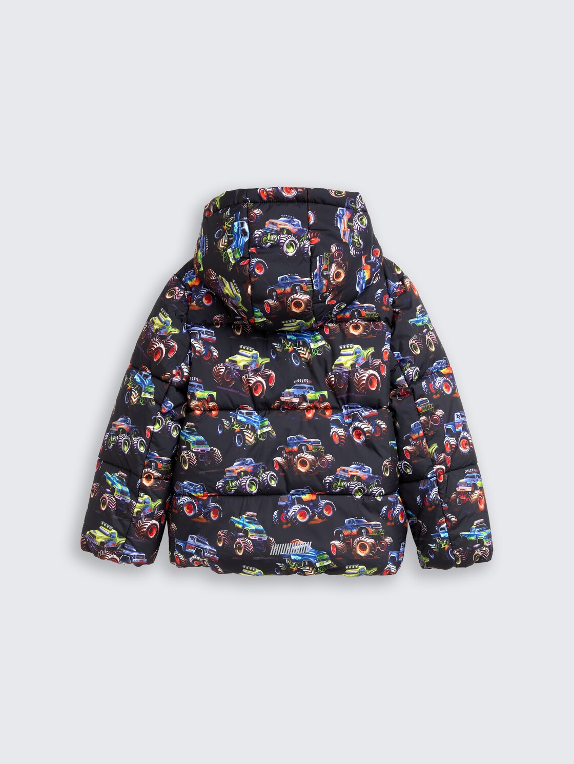 Puffer-Jacke mit Allover-Print - dark multicolor car design