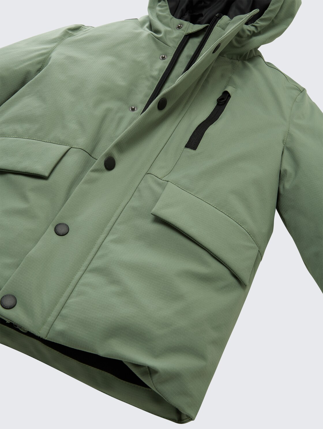 Arctic parka with hood - Sea Spray - Detail model view