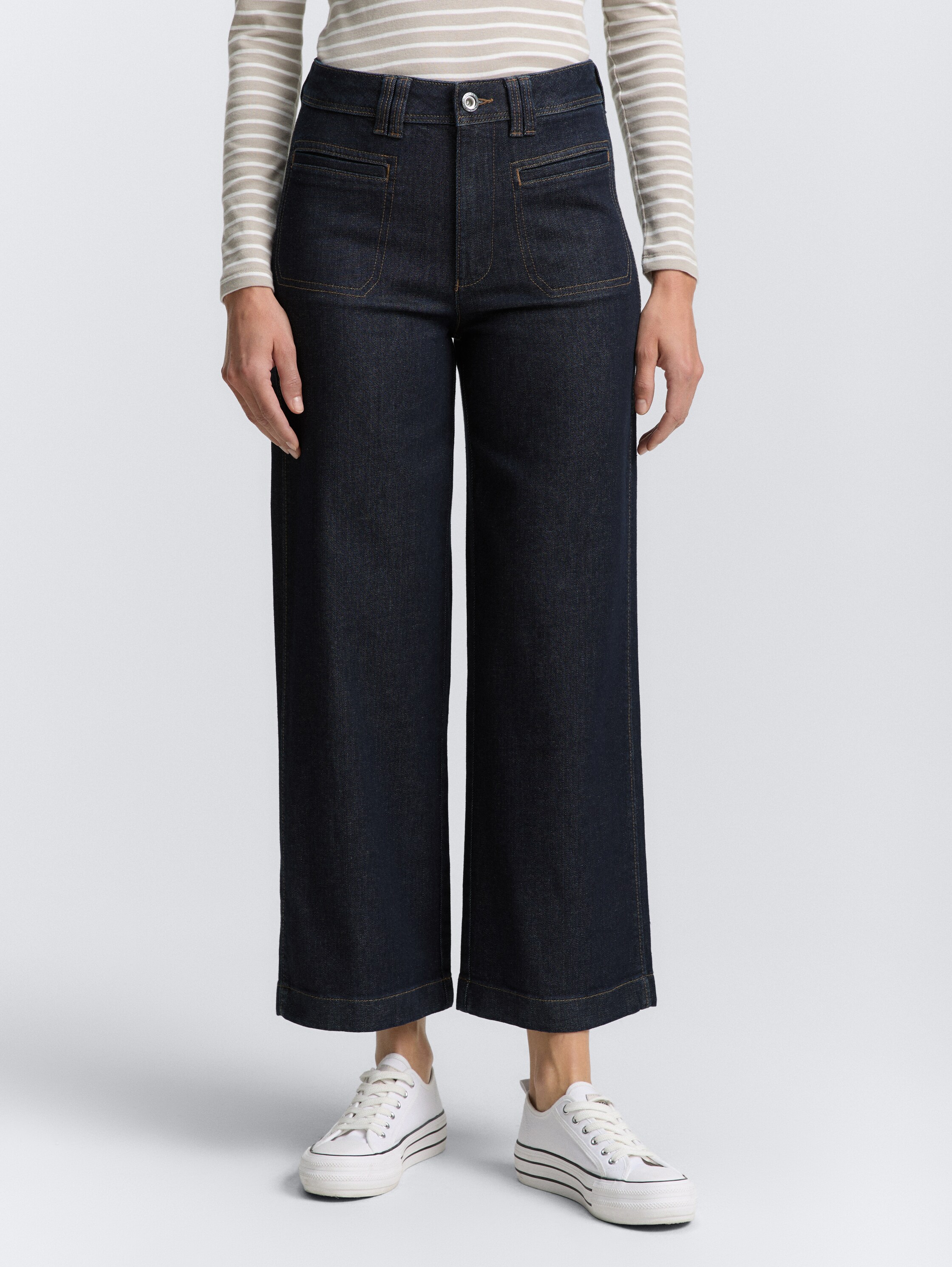 TTNELMA CULOTTE Jeans - clean_rinsed_blue_denim - 