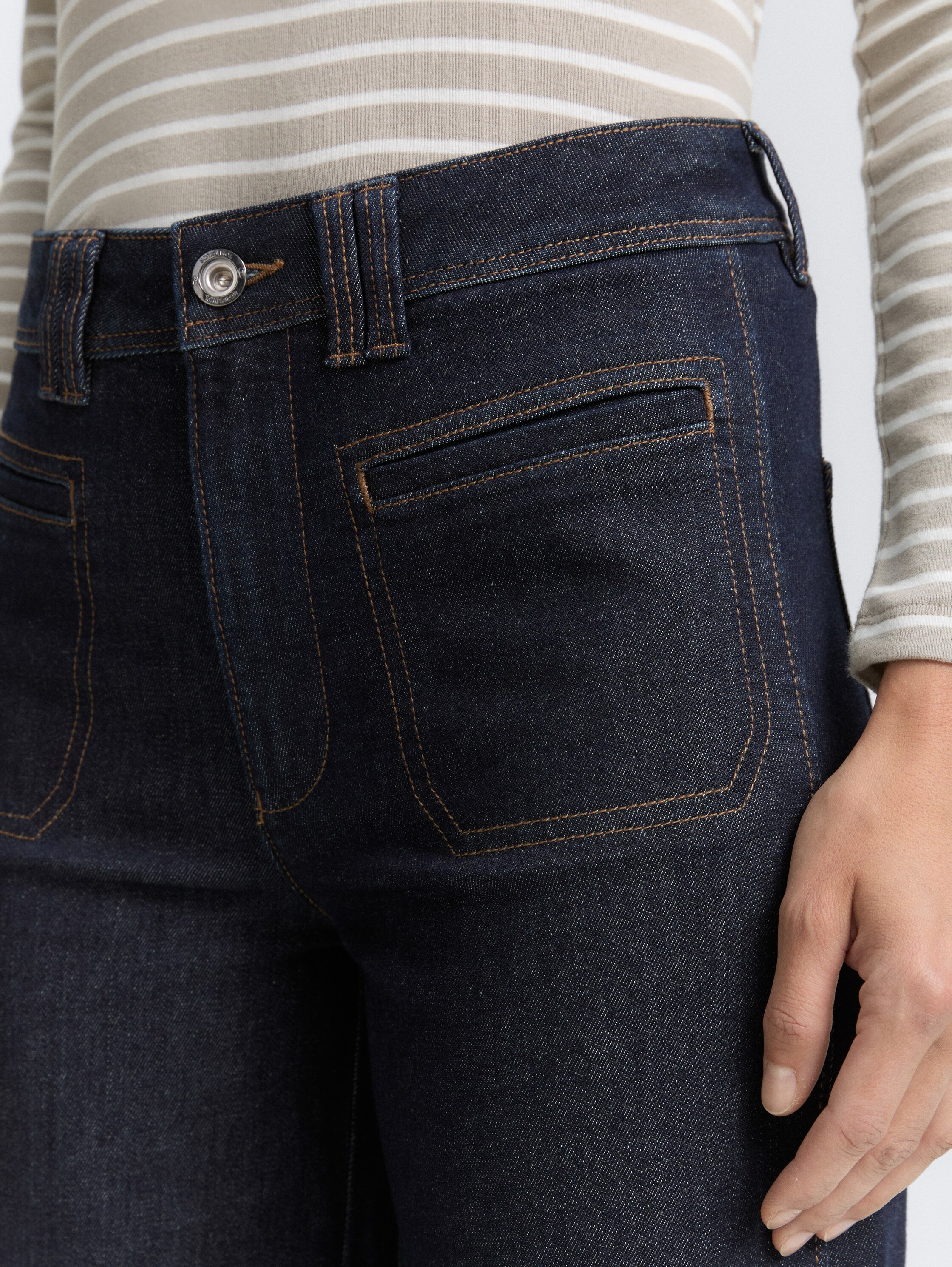 TTNELMA CULOTTE Jeans - clean_rinsed_blue_denim - 