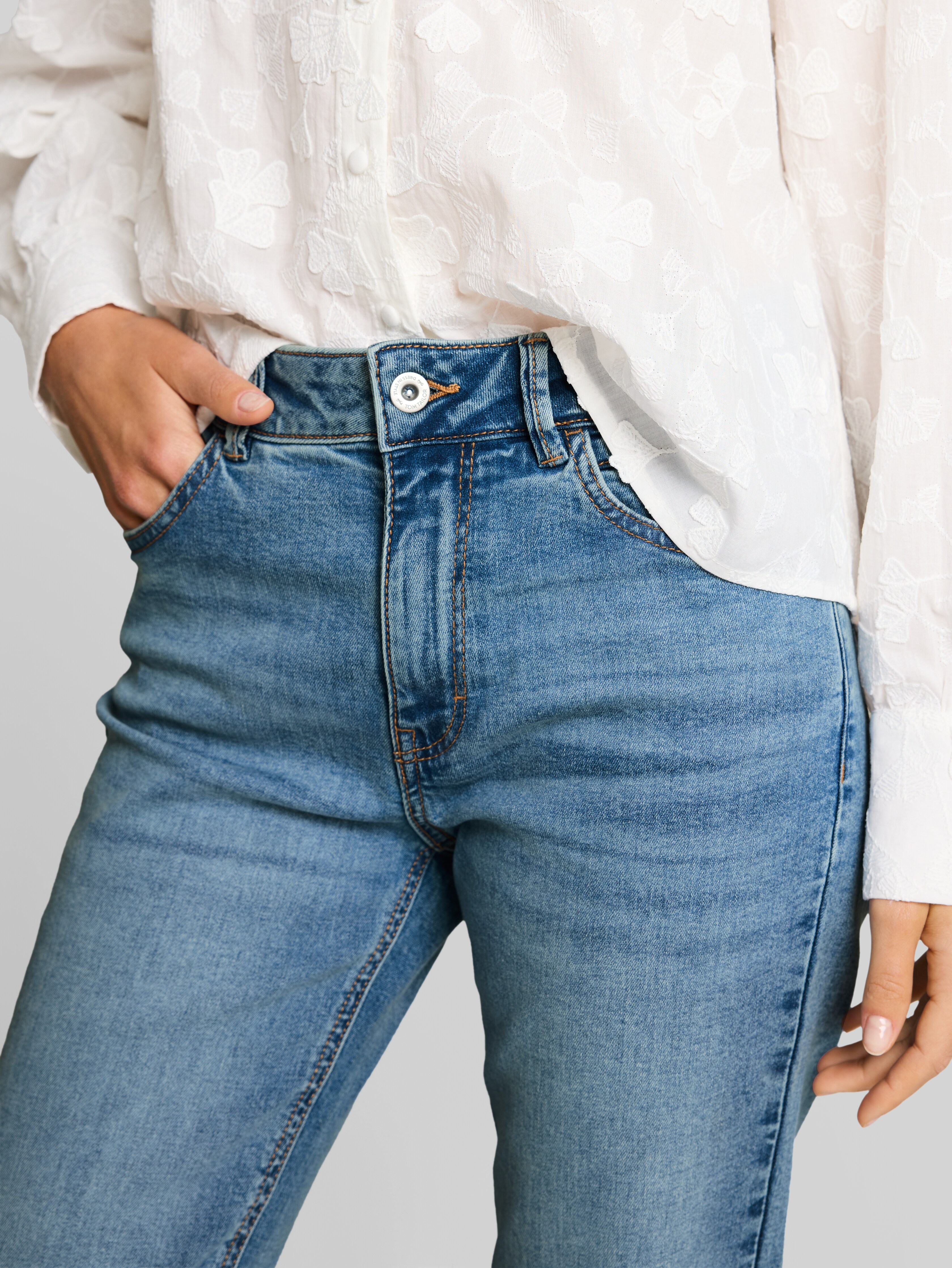 TTSTELLA BOOTCUT Stretch Jeans in blue by Tom Tailor
