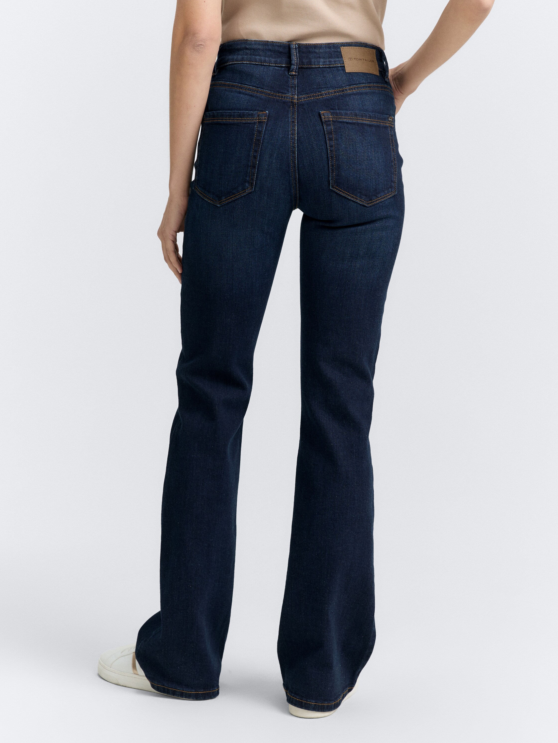 TTSTELLA BOOTCUT Jeans mit Stretch - dark_blue_denim - 