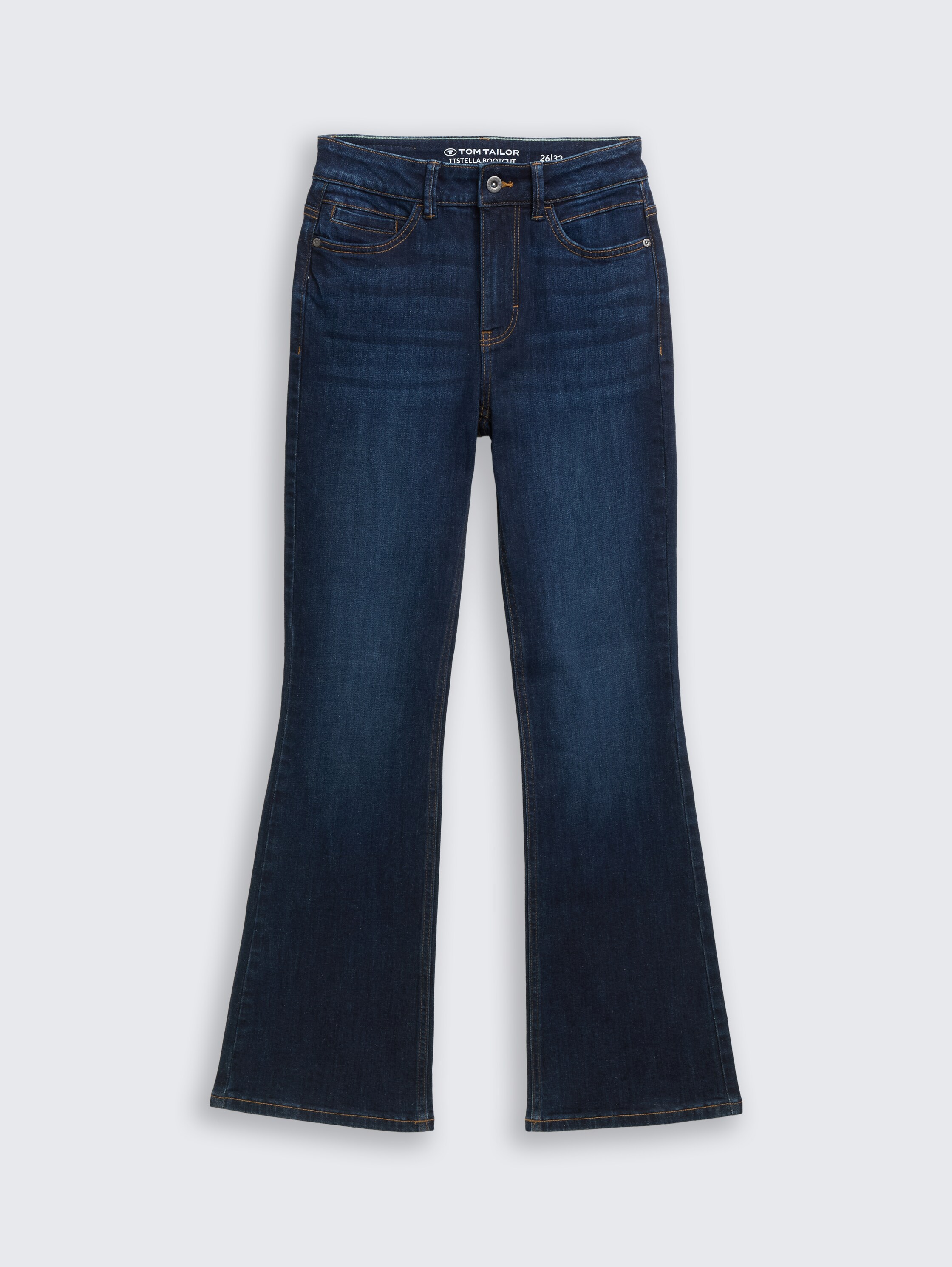 TTSTELLA BOOTCUT Jeans mit Stretch - dark_blue_denim - 