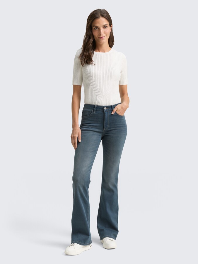 TTSTELLA BOOTCUT Jeans mit Stretch von Women, mid stone blue grey denim