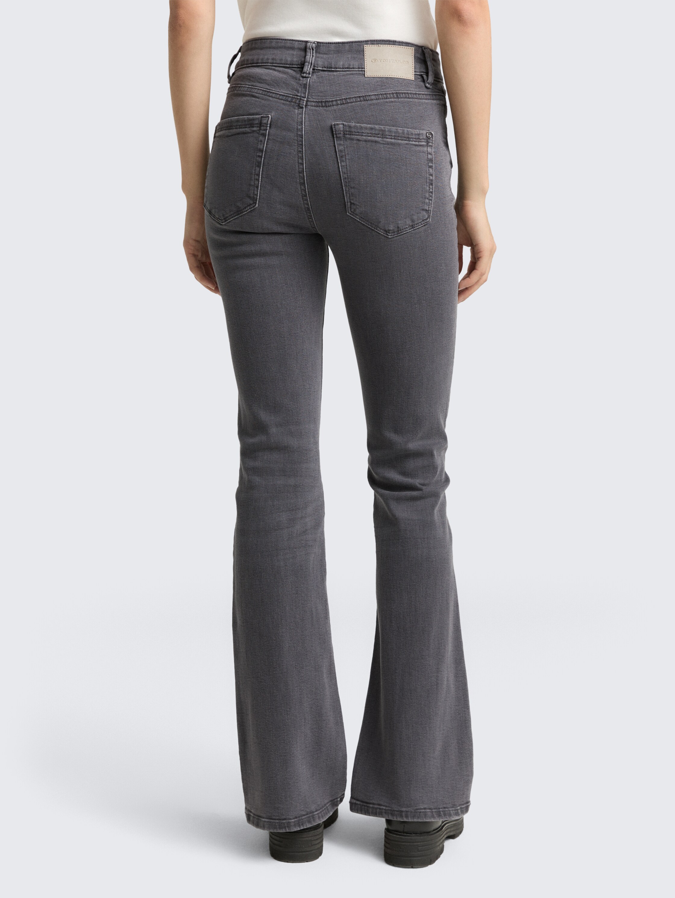 TTSTELLA BOOTCUT Jeans mit Stretch - grey_denim - 