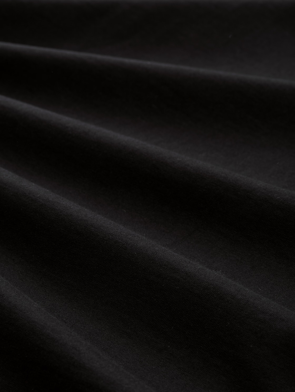 Boxy Fit T-Shirt - deep black - Material-Ansicht