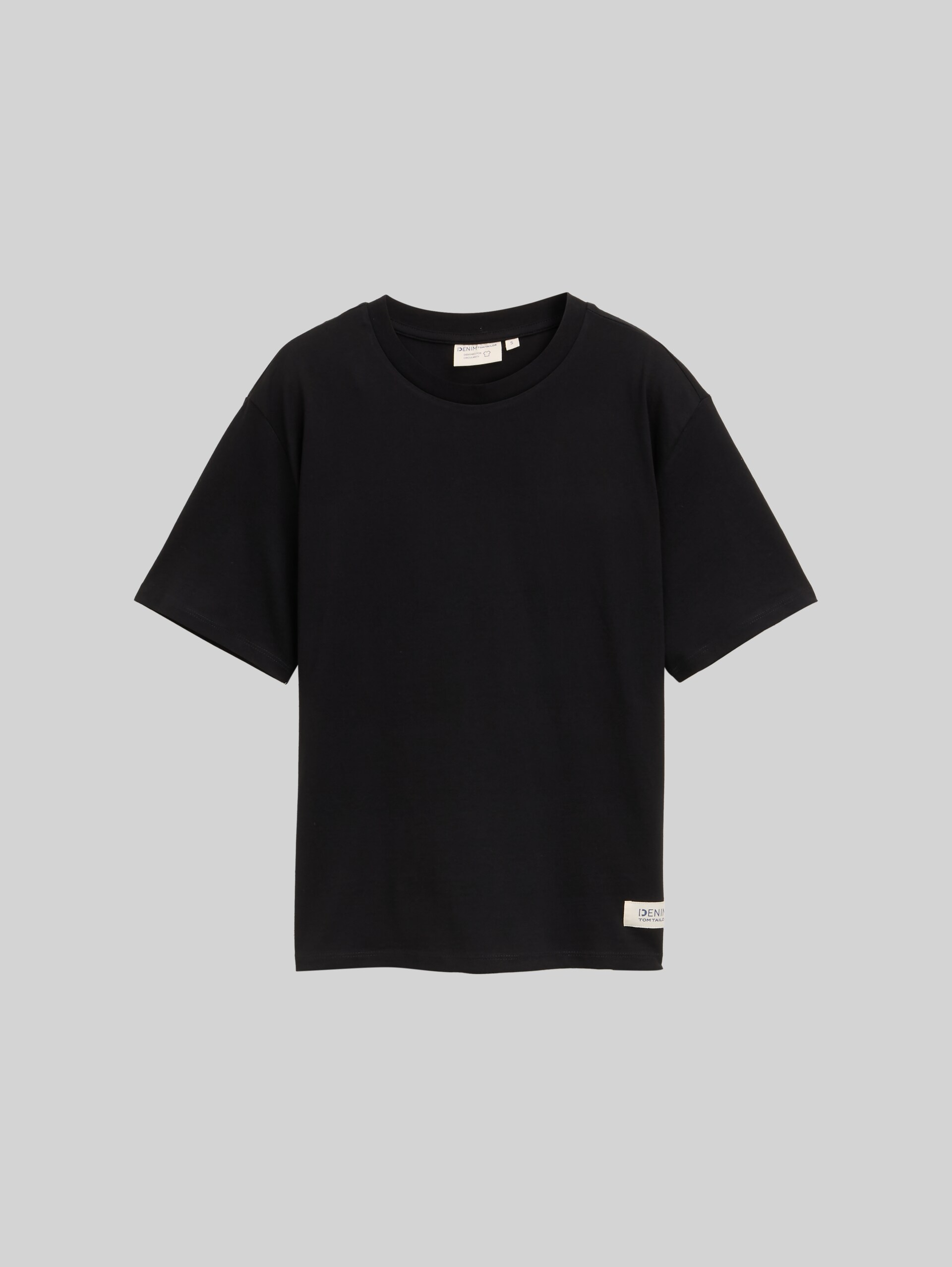 Boxy Fit T-Shirt - deep black - Vorder-Produkt-Ansicht