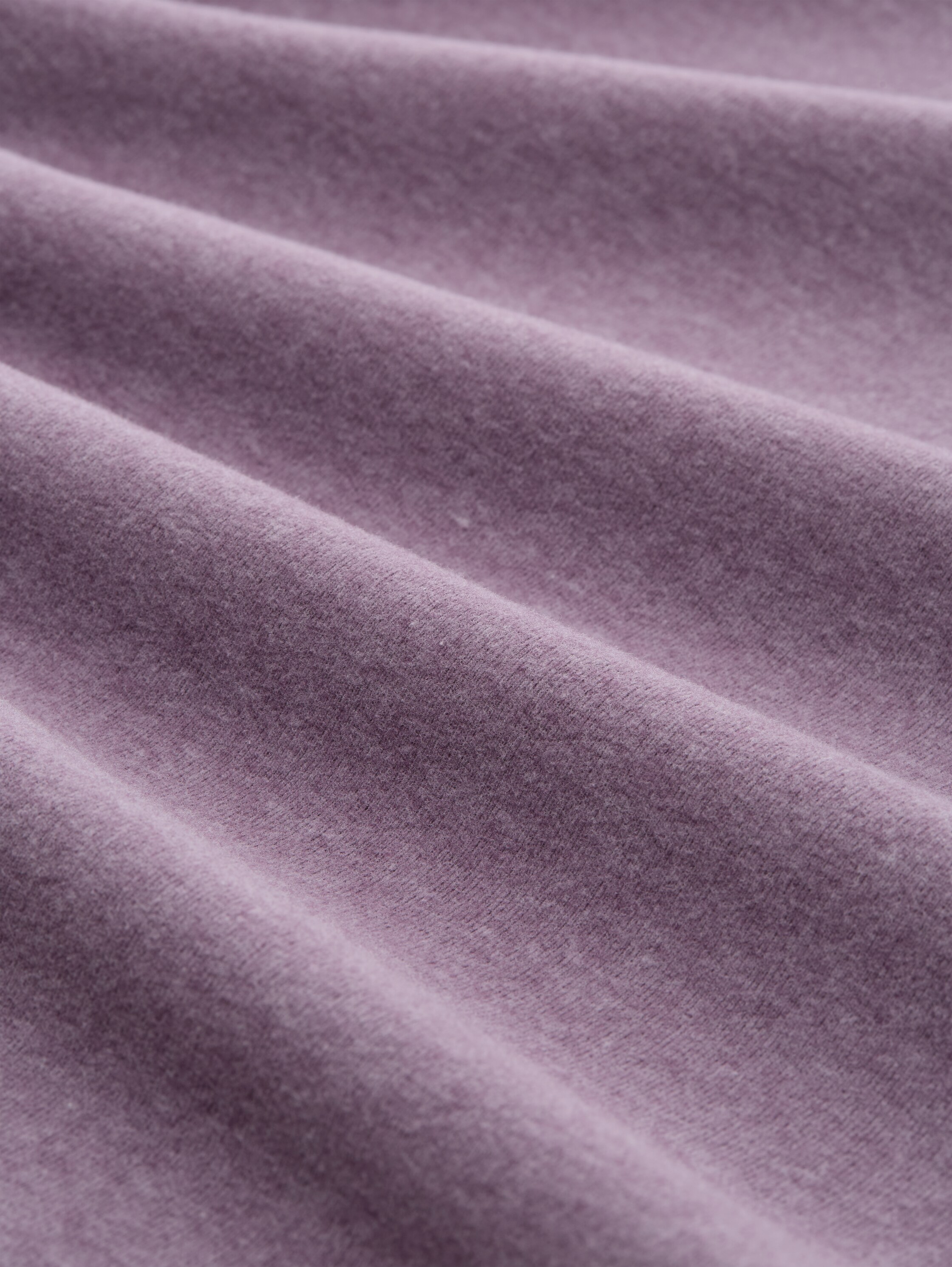 Langarmshirt mit Raffärmeln - dark_lavender_melange - 