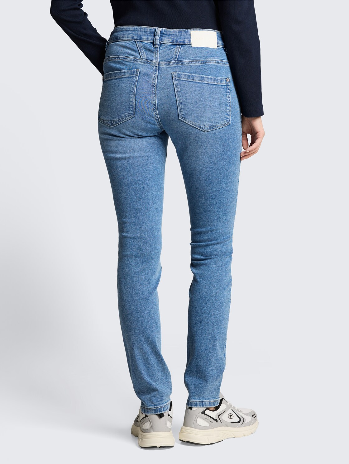 TTLUCIE SKINNY Jeans - light stone bright blue denim - Auschnitt Model-Rückansicht