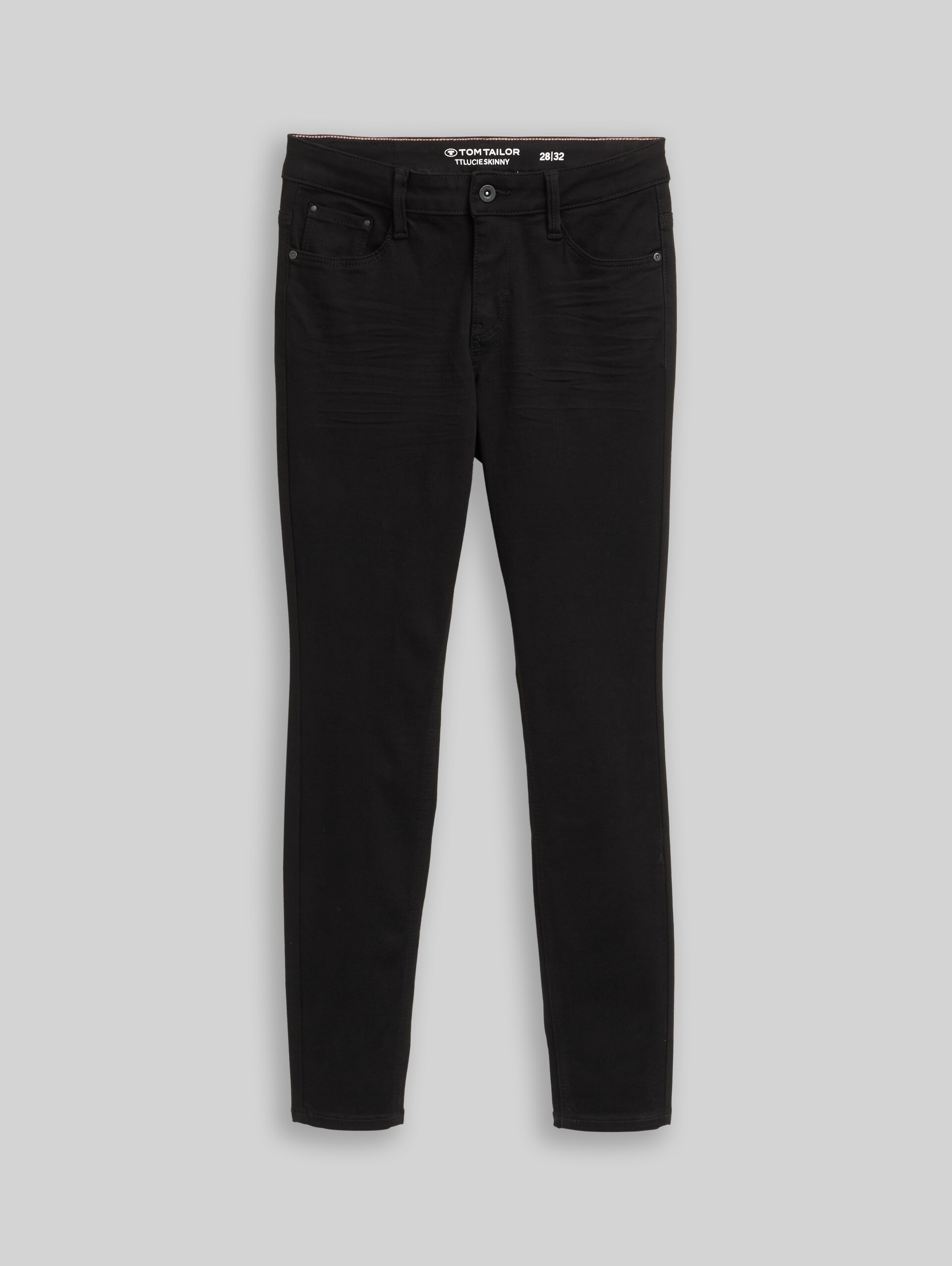 TTLUCIE SKINNY Jeans - black denim - Front product view