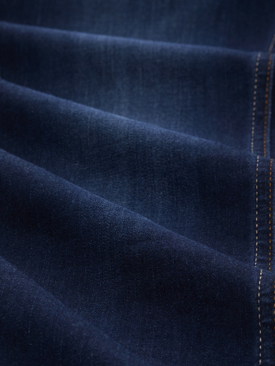 TTLUCIE SKINNY Jeans - dark stone wash denim - Material-Ansicht