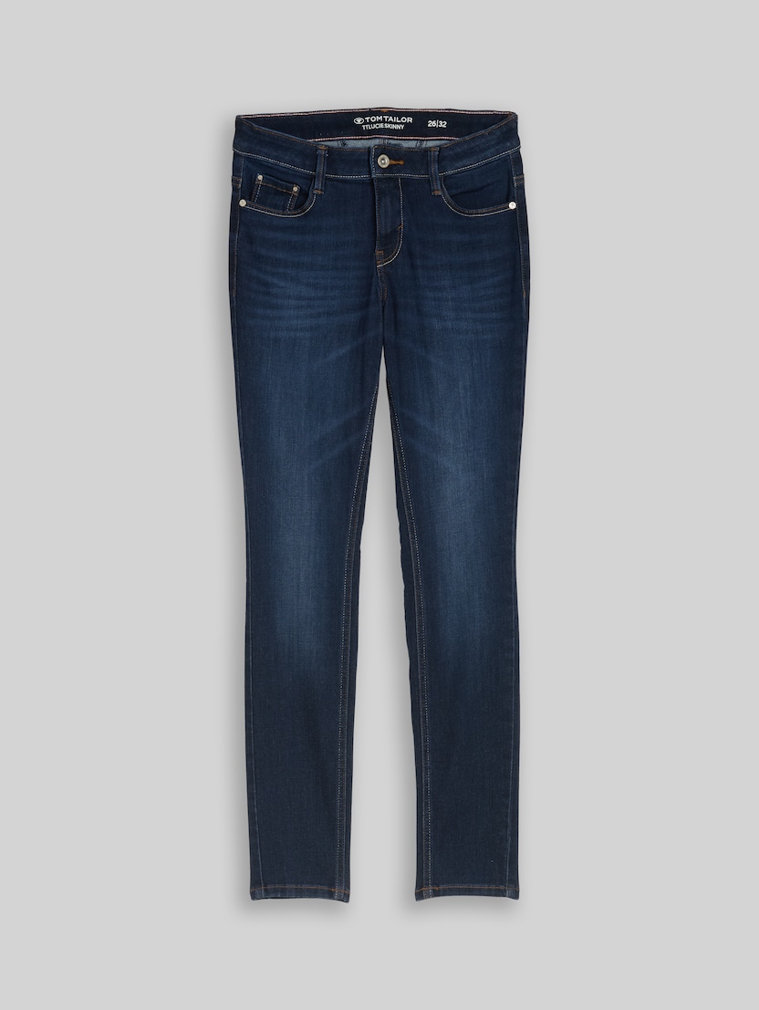 TTLUCIE SKINNY jeans by Women, dark stone wash denim