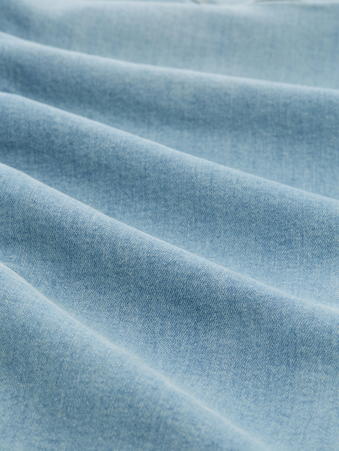 TTLIVA STRAIGHT Jeans - Light Stone Blue Denim - Material-Ansicht