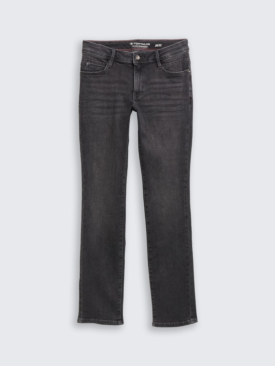 TTLIVA STRAIGHT Jeans - faded black - Vorder-Produkt-Ansicht