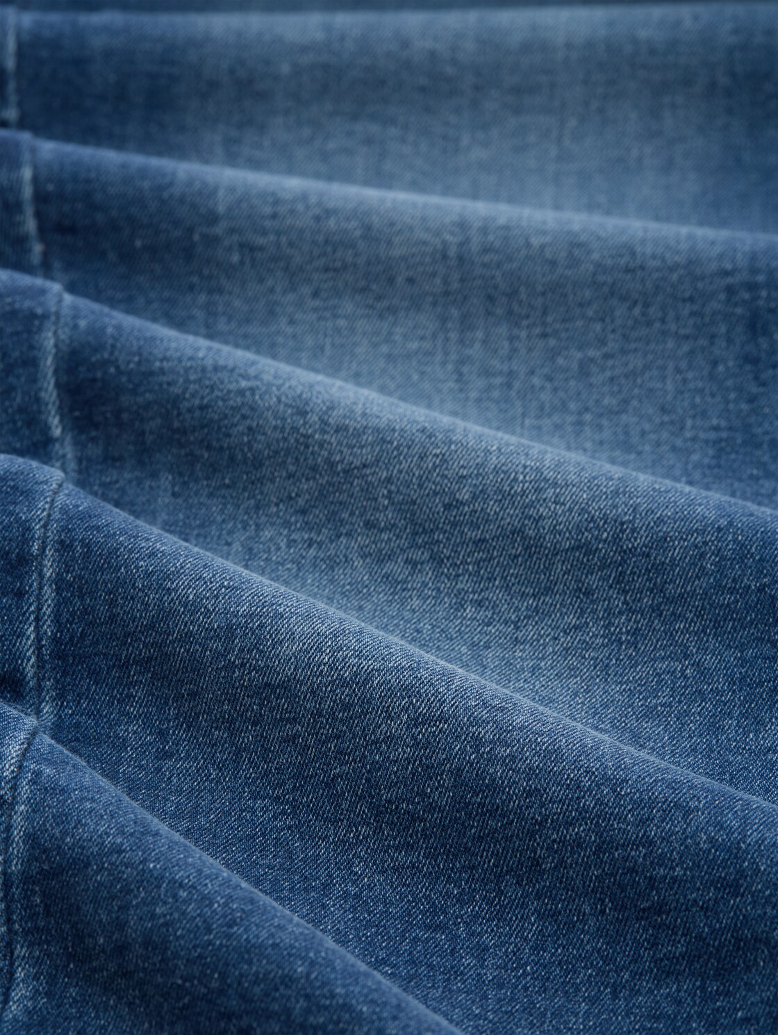 TTLENE SLIM Jeans - Clean Mid Stone Blue Denim - Material-Ansicht