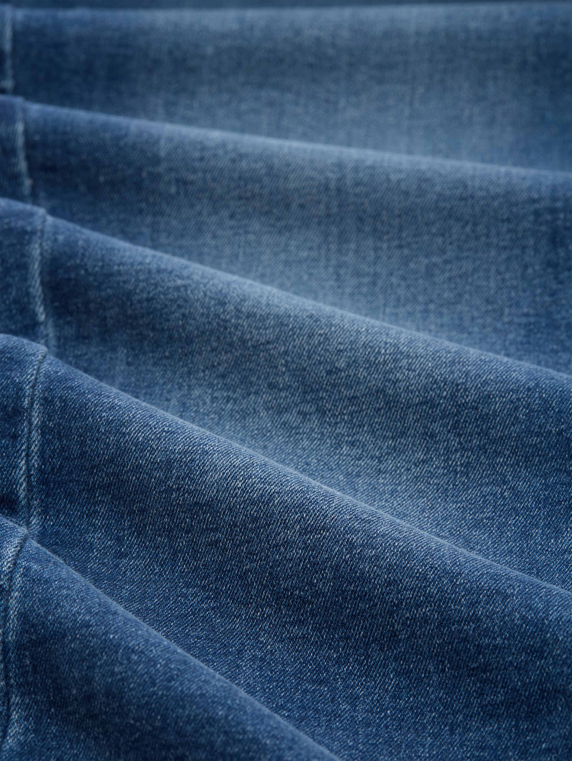 TTLENE SLIM Jeans - Clean Mid Stone Blue Denim - Material-Ansicht