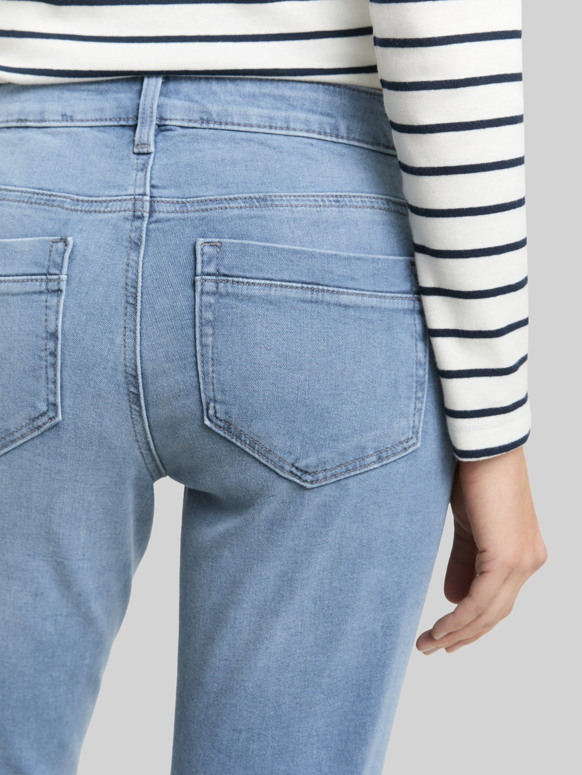TTLENE SLIM Jeans - blue grey denim - Detail model view