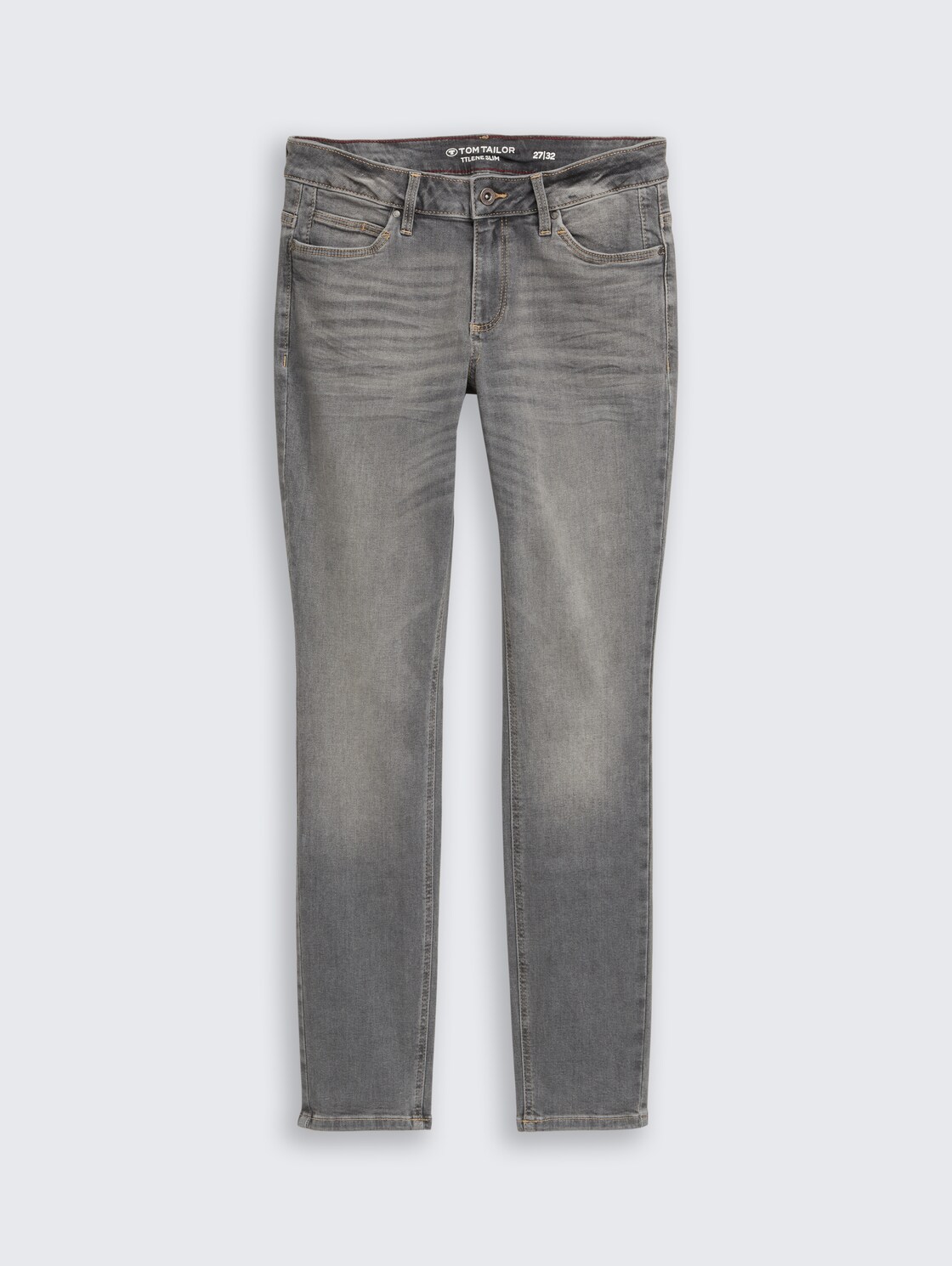 TTLENE SLIM Jeans - clean light stone grey denim - Vorder-Produkt-Ansicht