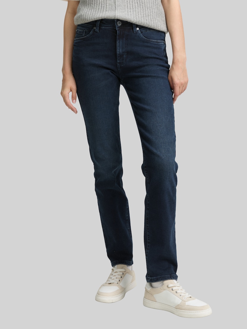 TTELVA STRAIGHT High Waist Jeans von Women, blue black denim