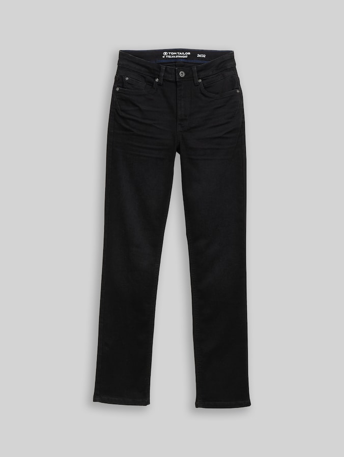 TTELVA STRAIGHT High Waist Jeans von Women, black denim