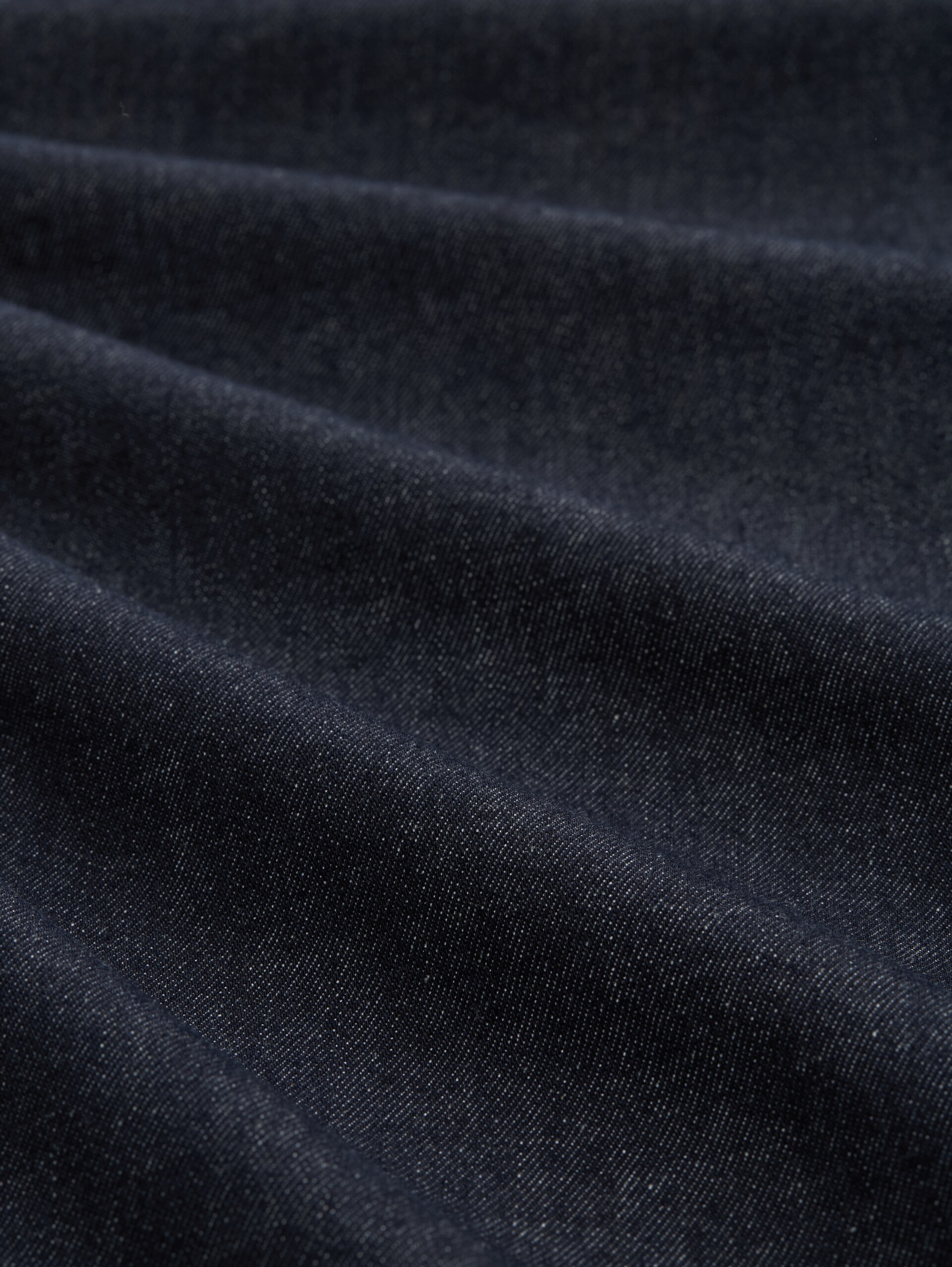 TTMADINA WIDE Jeans - Clean Rinsed Blue Denim - Materiaalweergave