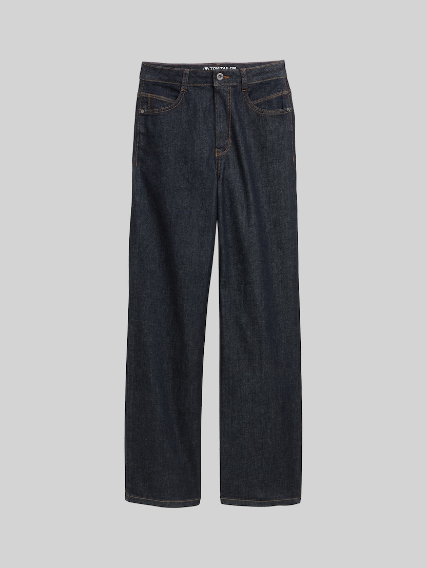 TTMADINA WIDE jeans by Women, Clean Rinsed Blue Denim