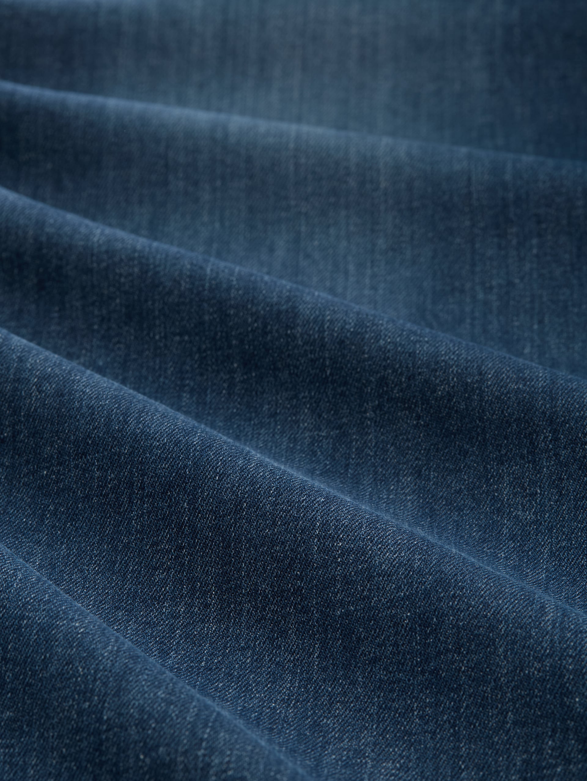 TTMADINA WIDE Jeans - Used Mid Stone Blue Denim - Material view