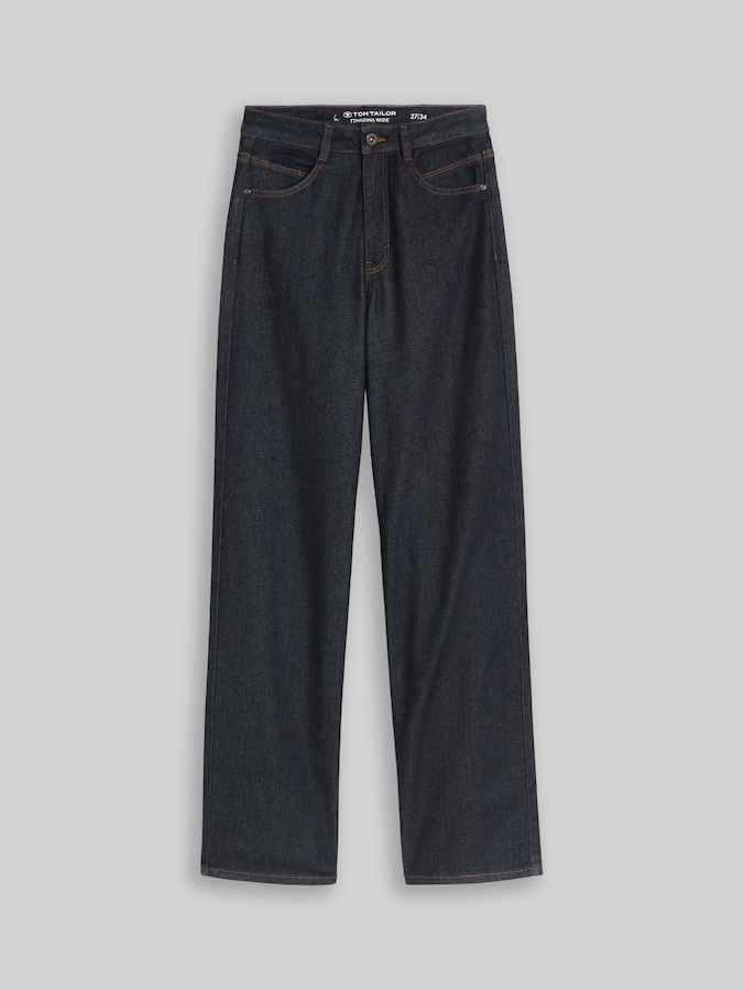 TTMADINA WIDE Jeans von Women, Rinsed Blue Denim