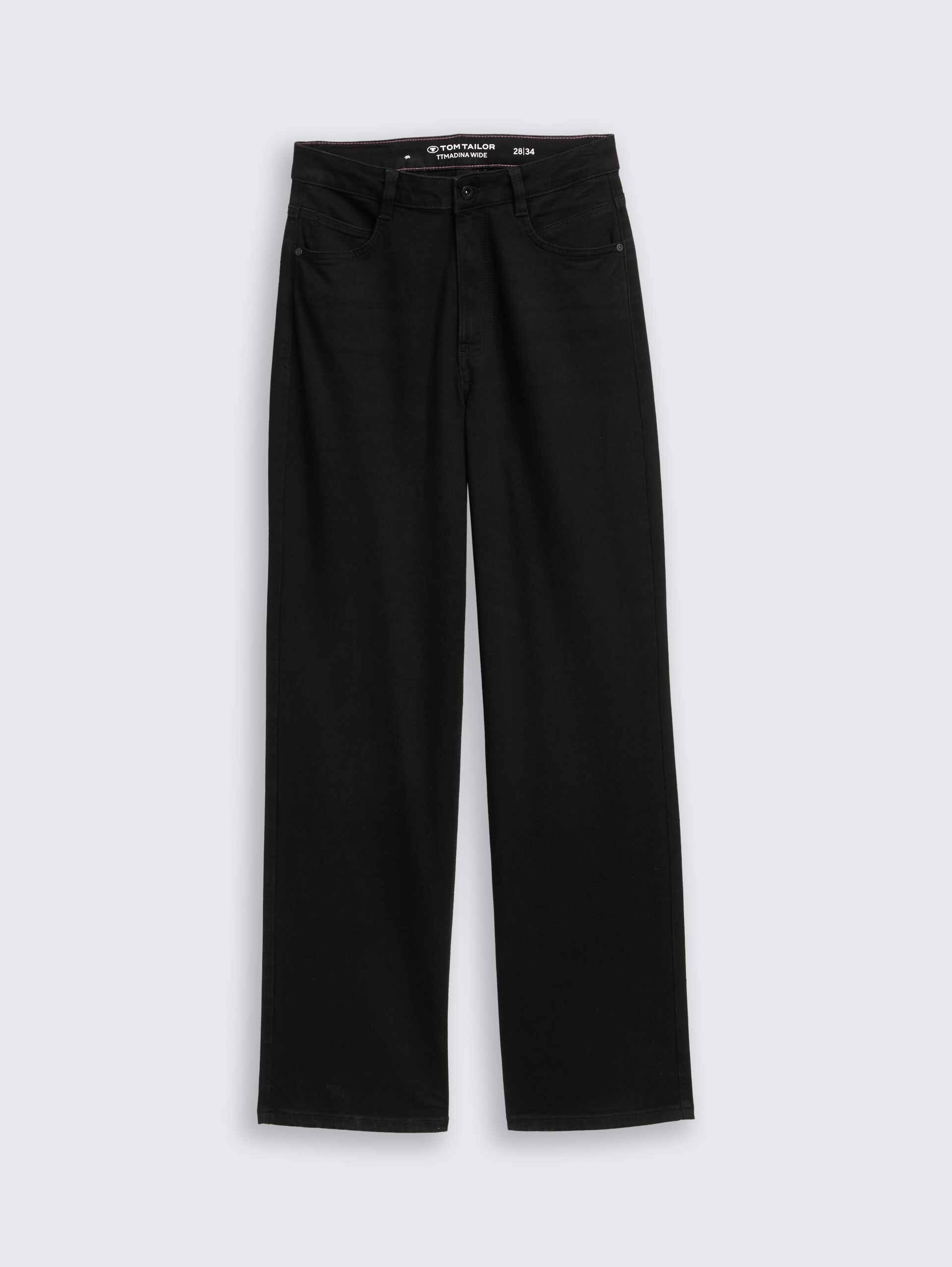 TTMADINA WIDE Jeans - black denim - Vorder-Produkt-Ansicht