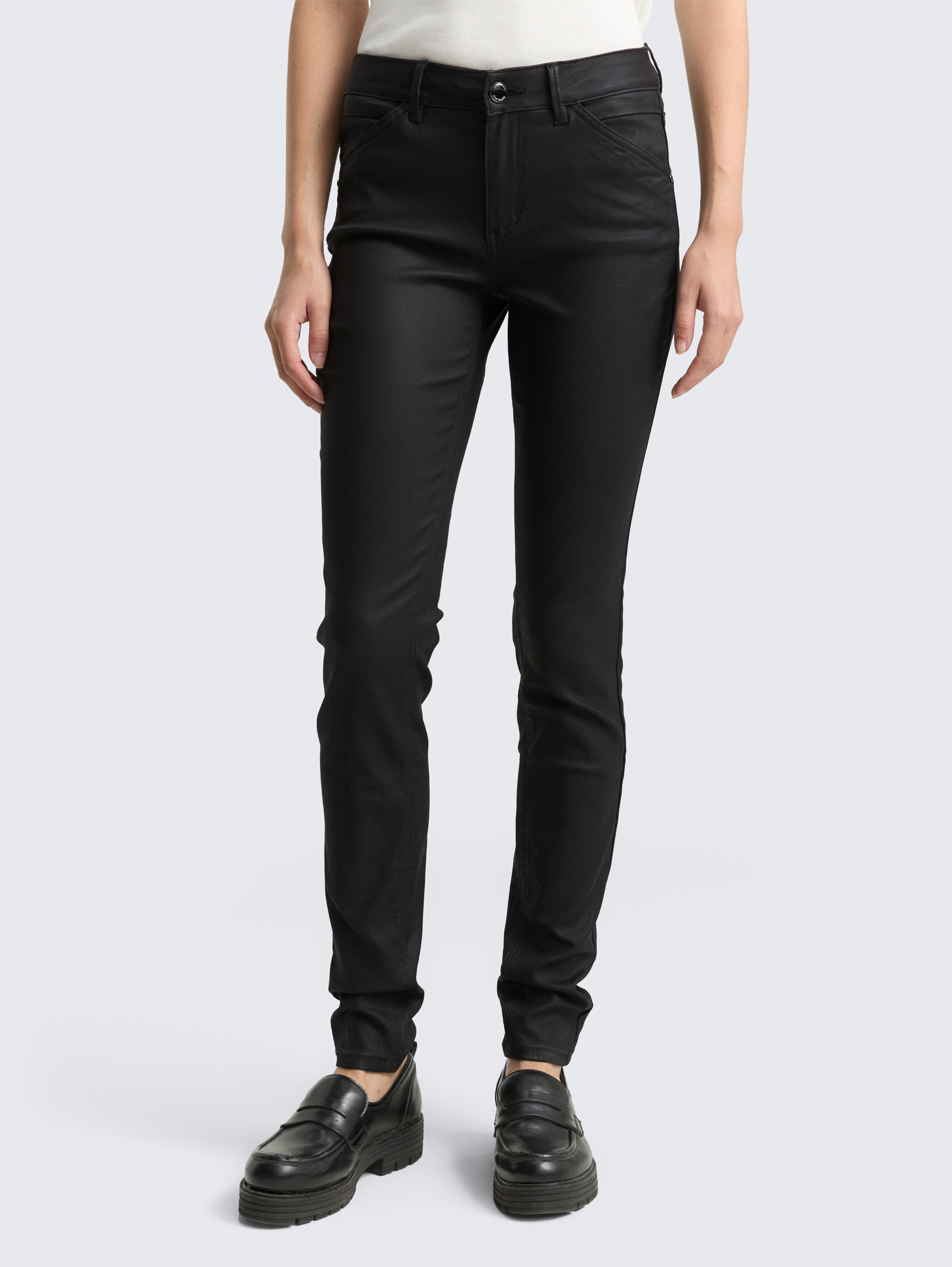 Coated TTLUCIE SKINNY Jeans von Women, coated black denim