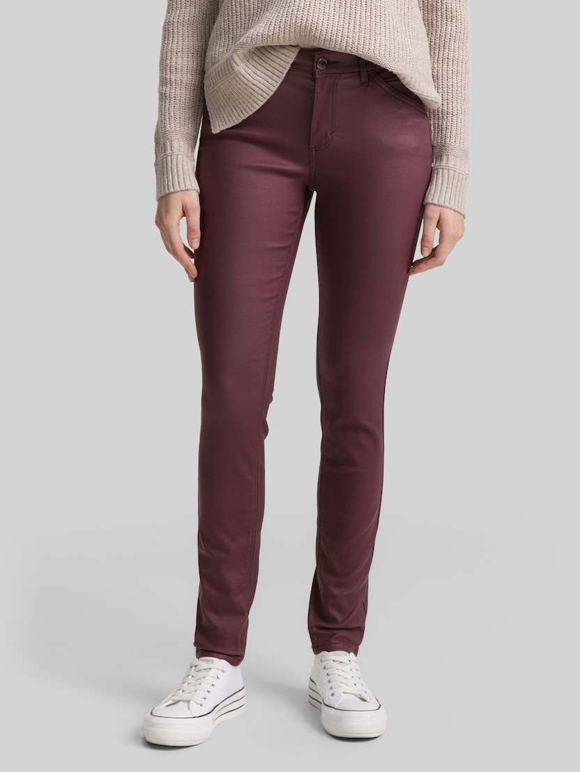 Coated TTLUCIE SKINNY Jeans von Women, Zinfandel Red