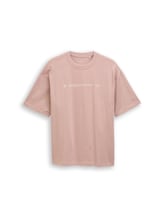 Ausgewählt, Heavy-Jersey T-Shirt mit Print von Tom Tailor, rot