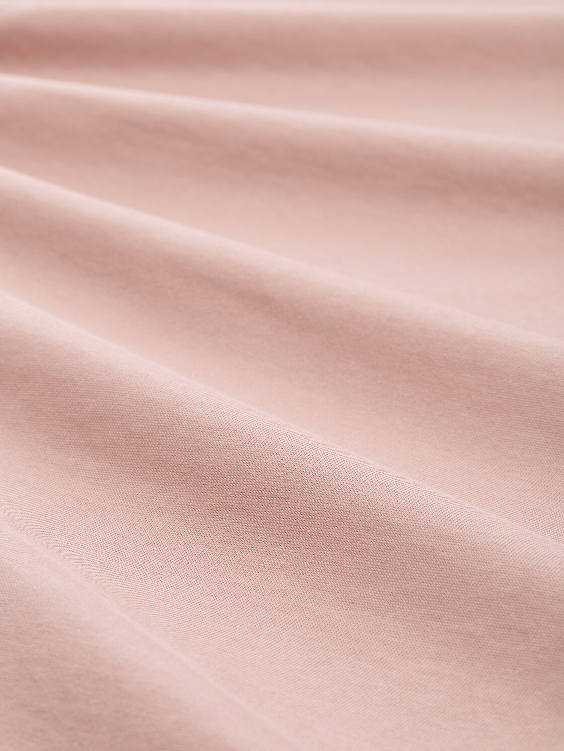 Heavy-Jersey T-Shirt mit Print - smoky rose - Material-Ansicht