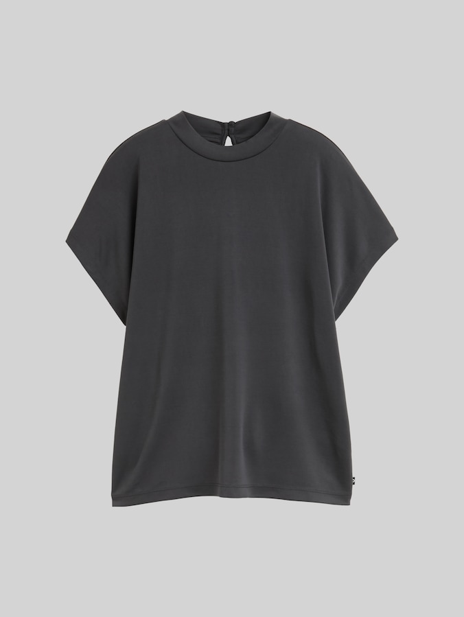 T-shirt met vleermuismouwen door Denim Female, Tarmac Grey