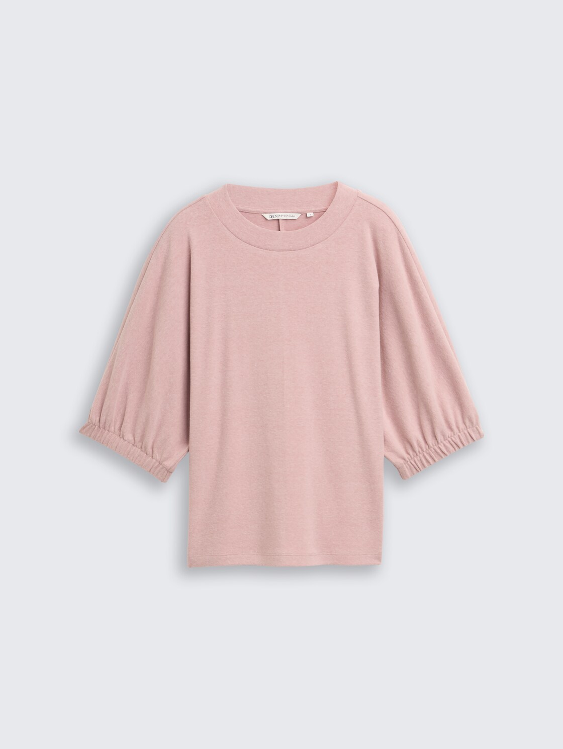 Boxy Fit T-Shirt - Antique Rose Melange - Vorder-Produkt-Ansicht