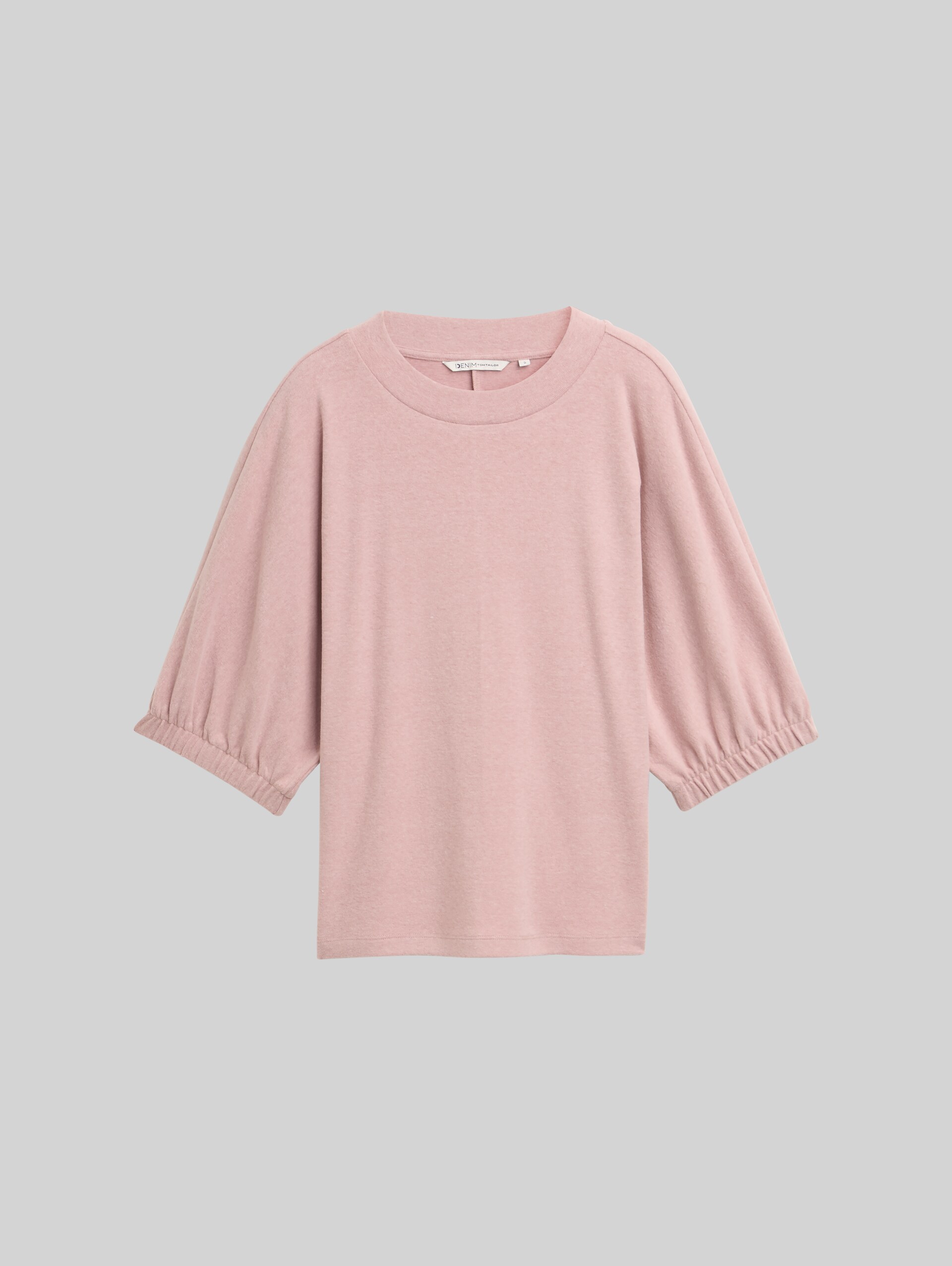 Boxy Fit T-Shirt - Antique Rose Melange - Vorder-Produkt-Ansicht