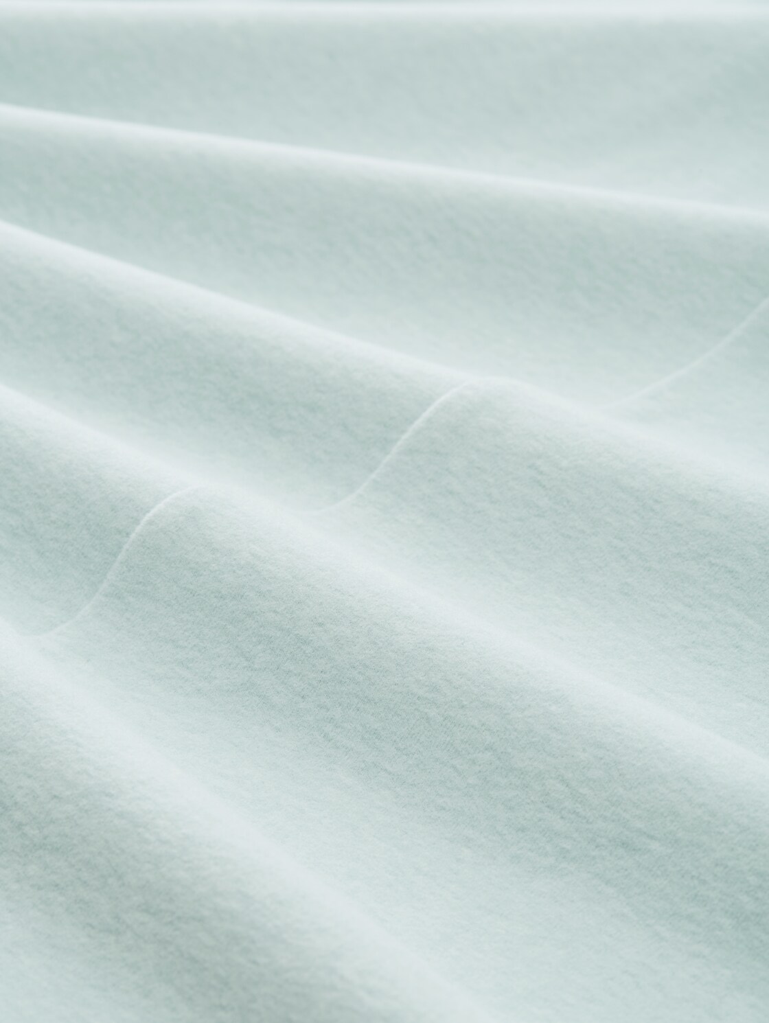 Boxy Fit T-Shirt - Silver Cloud Blue Melange - Material-Ansicht